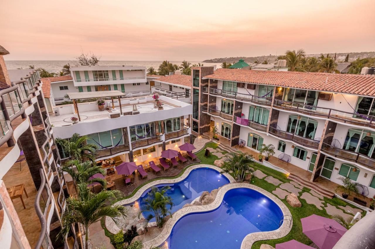 Hotel Rockaway Пуэрто-Эскондидо Экстерьер фото